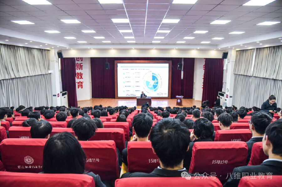 宿迁八维学校开展第二届全国大学生职业规划大赛赛前培训会